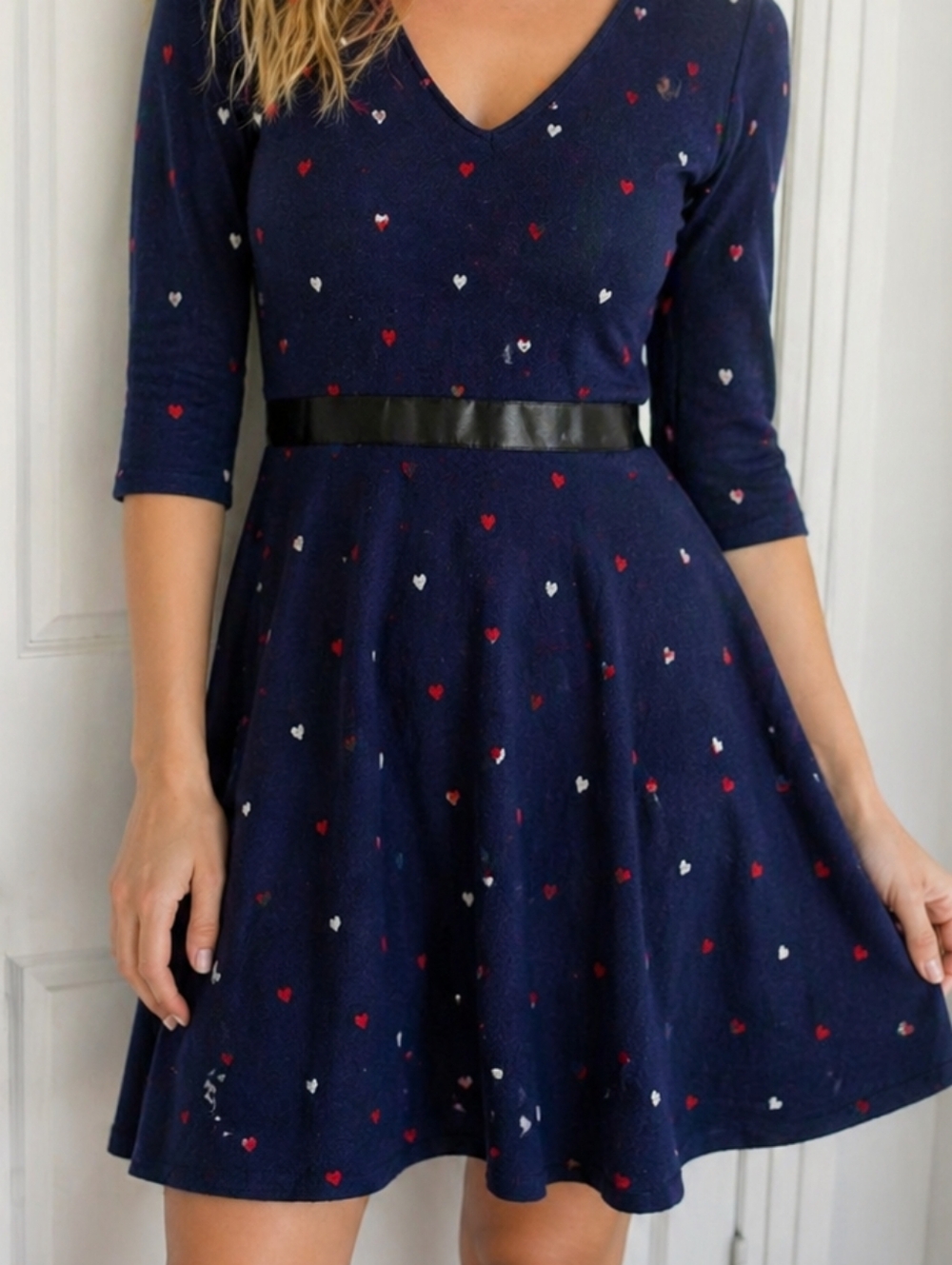 Meemoza cotton sweater dress with open back ❤️🤍